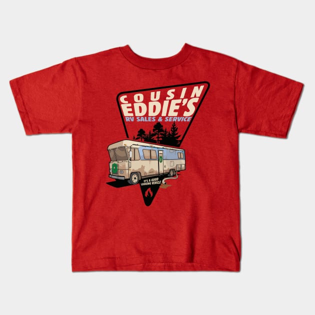 Cousin Eddies Used RV's Kids T-Shirt by ZombieNinjas